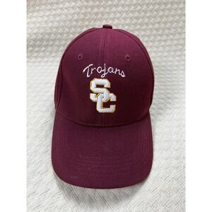 Vintage USC Baseball Hat Burgundy White And Gold Adjustable | One Size
